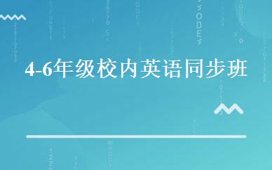 4-6年级校内英语同步班 