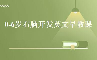 0-6岁右脑开发英文早教课 