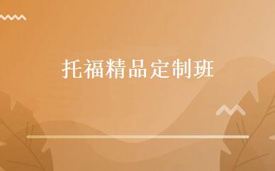 托福精品定制班 