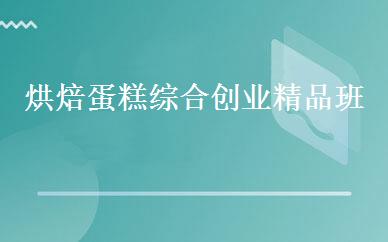烘焙蛋糕综合创业精品班 