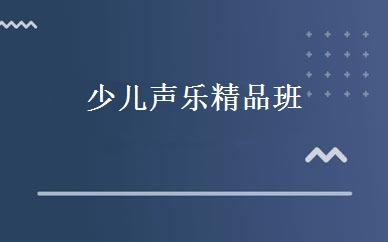 少儿声乐精品班 