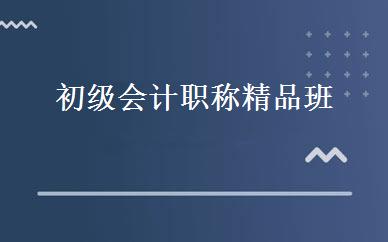 初级会计职称精品班 