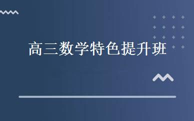 高三数学特色提升班 