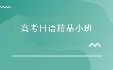 高考日语精品小班 