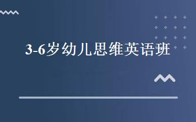 3-6岁幼儿思维英语班 