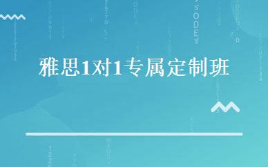 雅思1对1专属定制班 