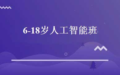 6-18岁人工智能班 