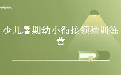 少儿暑期幼小衔接领袖训练营 
