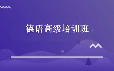 德语高级培训班 