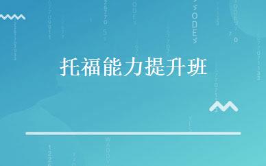 托福能力提升班 