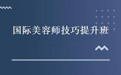 国际美容师技巧提升班 