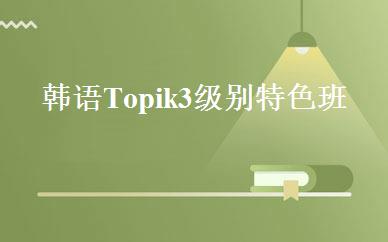 韩语Topik3级别特色班 