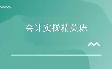 会计实操精英班 
