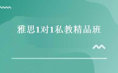 雅思1对1私教精品班 