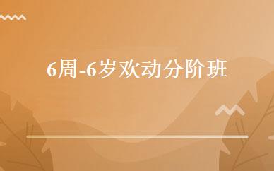 6周-6岁欢动分阶班 
