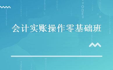 会计实账操作零基础班 
