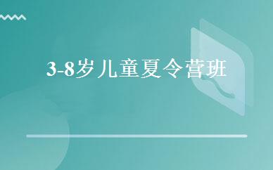 3-8岁儿童夏令营班 