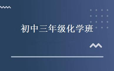 初中三年级化学班 