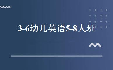 3-6幼儿英语5-8人班 