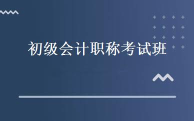 初级会计职称考试班 