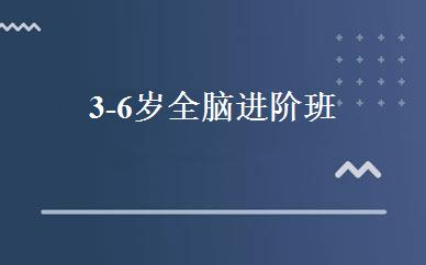 3-6岁全脑进阶班 
