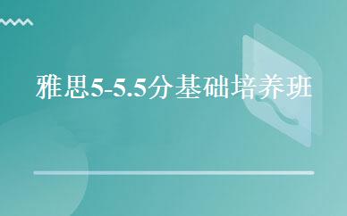 雅思5-5.5分基础培养班 