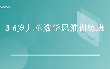 3-6岁儿童数学思维训练班 