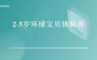 2-5岁环球宝贝体验班 
