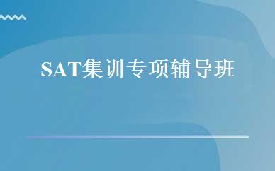 SAT集训专项辅导班