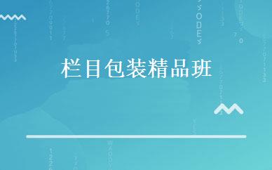 栏目包装精品班 