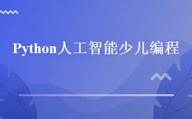 Python人工智能少儿编程班 