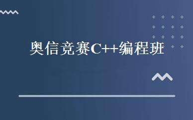 奥信竞赛C++编程班 