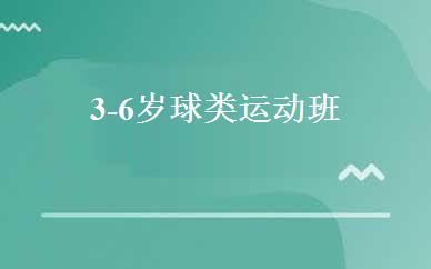 3-6岁球类运动班 