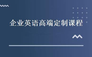 企业英语高端定制课程 