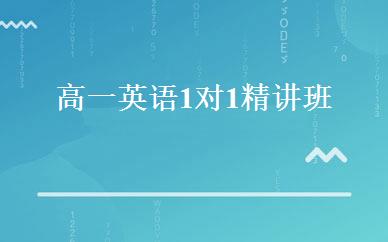 高一英语1对1精讲班 