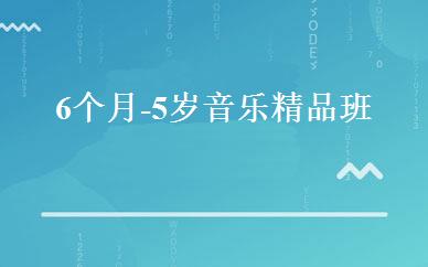 6个月-5岁音乐精品班  