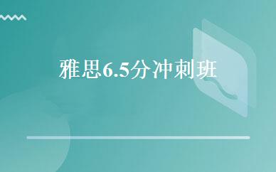 雅思6.5分冲刺班