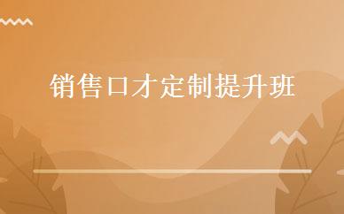 销售口才定制提升班 