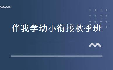 伴我学幼小衔接秋季班 