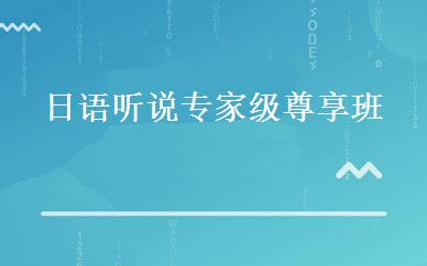 日语听说专家级尊享班 