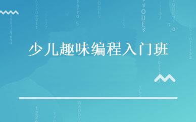 少儿趣味编程入门班 