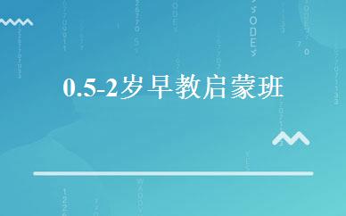 0.5-2岁早教启蒙班 