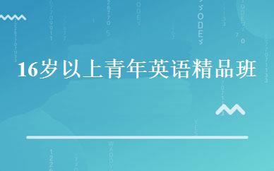 16岁以上青年英语精品班