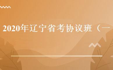 2020年辽宁省考协议班（一年学制） 