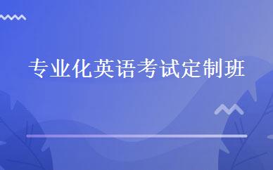 专业化英语考试定制班 