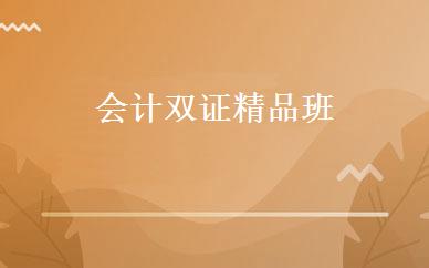 会计双证精品班 