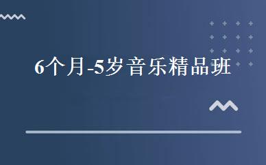 6个月-5岁音乐精品班  