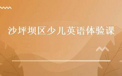 沙坪坝区少儿英语体验课