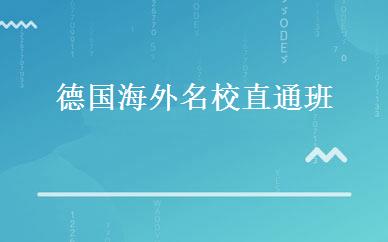 德国海外名校直通班 