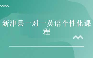 新津县一对一英语个性化课程